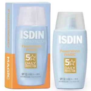 ضد آفتاب بی رنگ ایزدین Isdin مدل Fusion Water MAGIC با SPF50 | حجم 50 میل