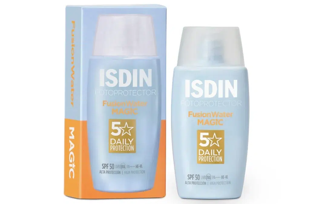 ضد آفتاب بی رنگ ایزدین Isdin مدل Fusion Water MAGIC