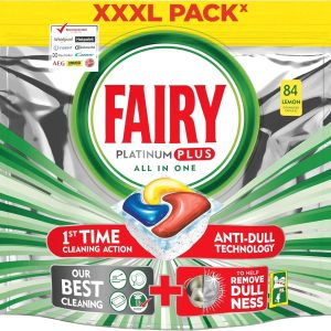 قرص ماشین ظرفشویی فیری مدل Platinum Plus بسته 84 عددی