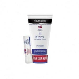 پک کرم دست و بالم لب SPF20 نوتروژینا | حجم 75 میل و حجم 4.8 گرم (آبی)