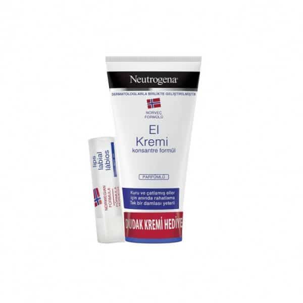 پک کرم دست و بالم لب SPF20 نوتروژینا