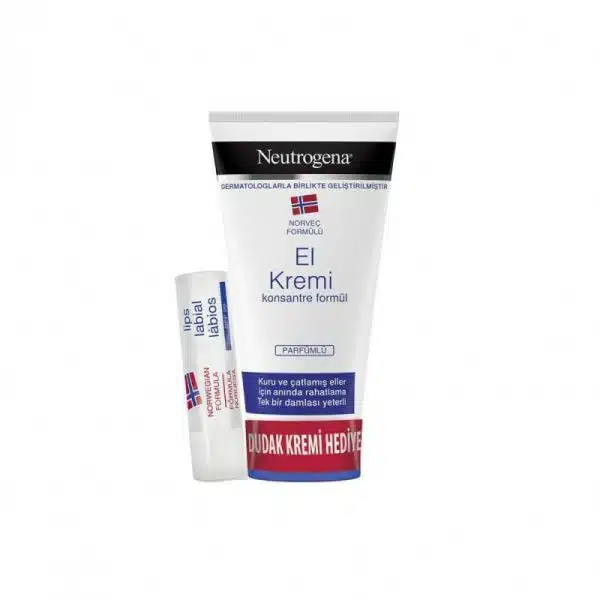 پک کرم دست و بالم لب SPF20 نوتروژینا