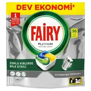 قرص ماشین ظرفشویی فیری مدل Platinum بسته 96 عددی