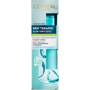 سرم آبرسان لورآل L’Oréal حاوی عصاره آلوئه ورا مناسب پوست های نرمال تا مختلط | حجم 70 میل