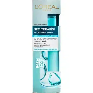 سرم آبرسان لورآل L’Oréal حاوی عصاره آلوئه ورا مناسب پوست های نرمال تا خشک | حجم 70 میل