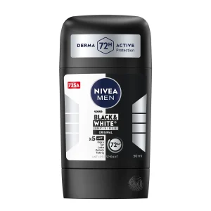 استیک ضد تعریق مردانه نیوآ Nivea سری Black And White مدل Original | حجم 50 میل