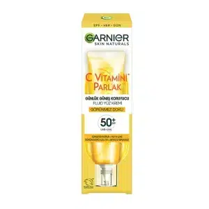 کرم ضد آفتاب بی رنگ ویتامین سی گارنیر با SPF50+ | حجم 40 میل