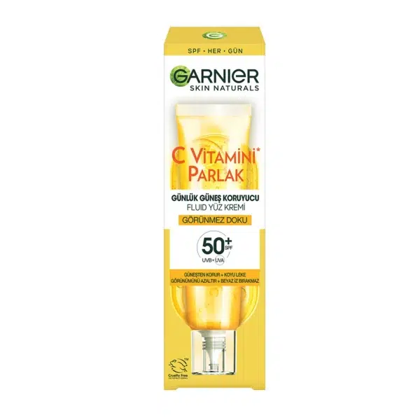 کرم ضد آفتاب بی رنگ ویتامین سی گارنیر با SPF50+