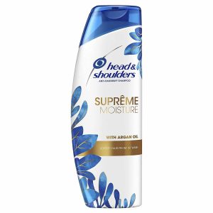 شامپو ضد شوره هد اند شولدرز مدل Supreme Idrata Moisture حاوی روغن آرگان | حجم 360 میل (اصل فرانسه)