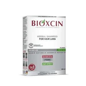 شامپو ضد ریزش بیوکسین Bioxcin کلاسیک مخصوص موهای چرب | حجم 300 میل
