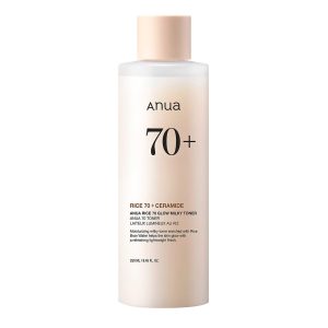 تونر روشن کننده و آبرسان برنج و سرامید آنوا Anua | حجم 250 میل