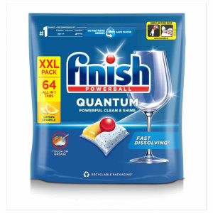 قرص ماشین ظرفشویی فینیش مدل Quantum | بسته 64 عددی