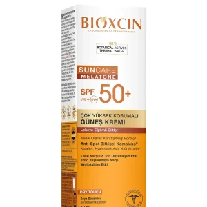 کرم ضد آفتاب بیوکسین Bioxcin با +SPF50 مناسب پوست مستعد لک | حجم 50 میل