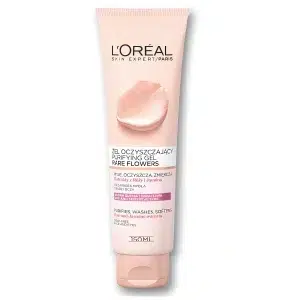 ژل شستشوی صورت لورآل L’Oréal مدل Rare Flowers حاوی عصاره گل رز و یاسمن | حجم 150 میل