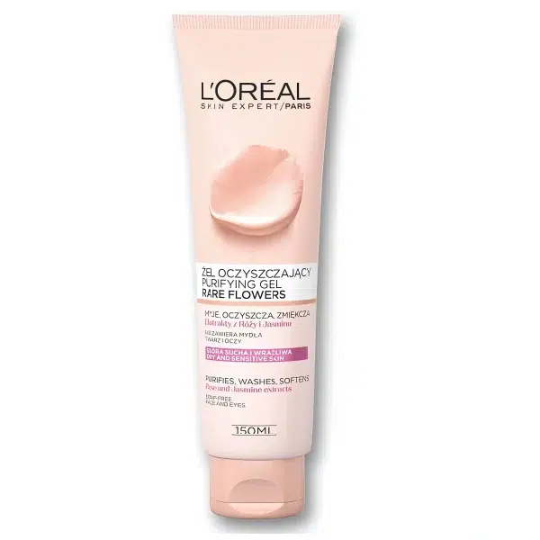 ژل شستشوی صورت لورآل L'Oréal مدل Rare Flowers