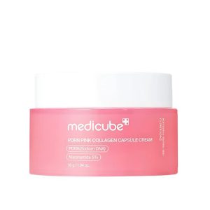 کرم کپسولی صورتی مدی کیوب Medicube حاوی PDRN و کلاژن | وزن 55 گرم