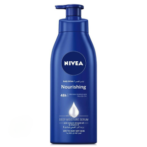 لوسیون مغذی بدن نیوآ Nivea مدل Nourishing مناسب پوست‌ خشک تا خیلی خشک | حجم 400 میل