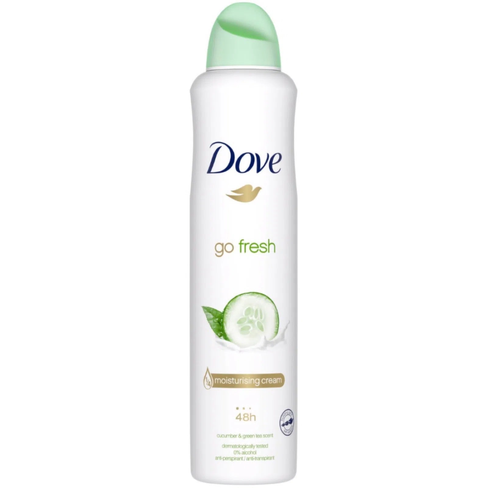 اسپری دئودورانت زنانه داو Dove مدل Go Fresh
