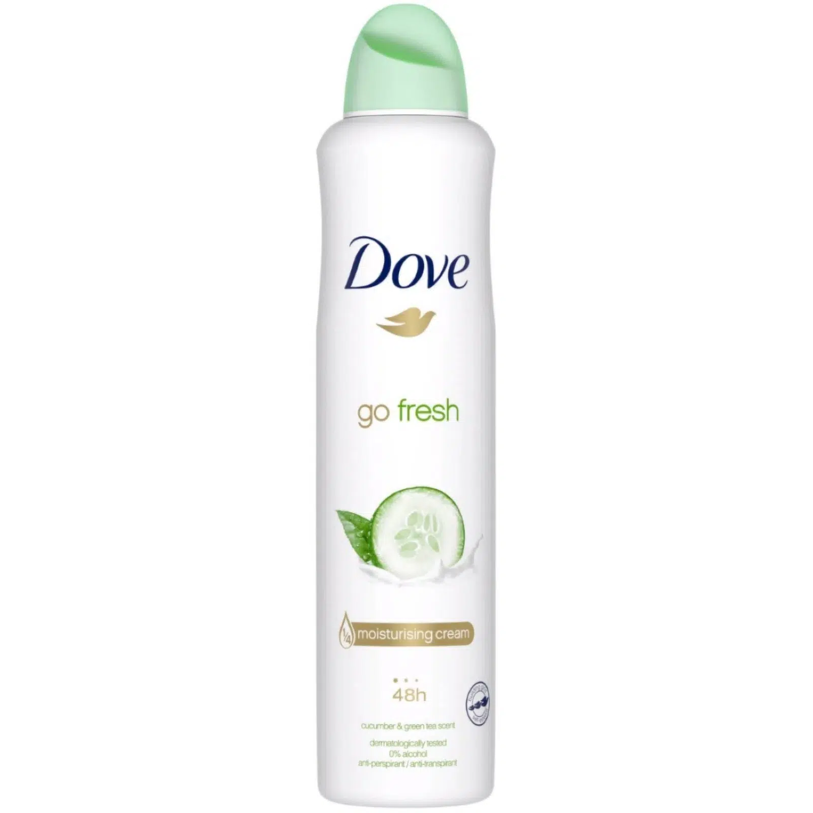 اسپری دئودورانت زنانه داو Dove مدل Go Fresh