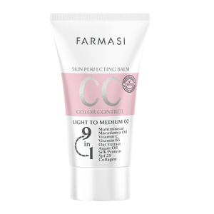 سی سی کرم 9 در 1 فارماسی Farmasi مدل Light To Medium شماره 02 | حجم 50 میل