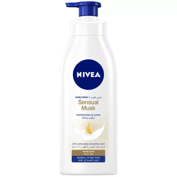 لوسیون بدن رایحه مشک نیوآ Nivea مدل Sensual Musk