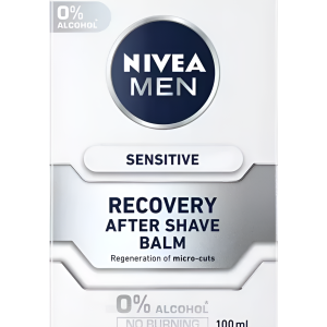 افتر شیو بالمی ترمیم کننده نیوآ Nivea مدل Recovery مناسب پوست های حساس | حجم 100 میل