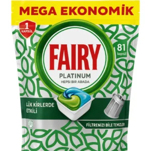 قرص ماشین ظرفشویی فیری مدل Platinum بسته 81 عددی