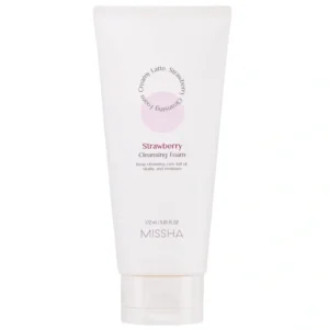 فوم شستشوی صورت توت‌فرنگی میشا Missha مدل Strawberry Cleansing Foam
