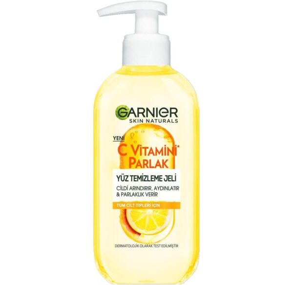 ژل شستشوی صورت ویتامین سی گارنیر مدل C Vitamini Parlak