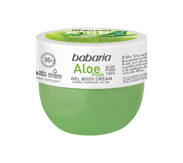 ژل کرم بدن آلوئه ورا باباریا مدل Aloe Fresh