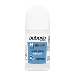 مام رول ضد تعریق باباریا مدل Hyaluronic Acid – حاوی هیالورونیک اسید – آبرسان و ماندگاری 48 ساعته | حجم 50 میلی‌لیتر