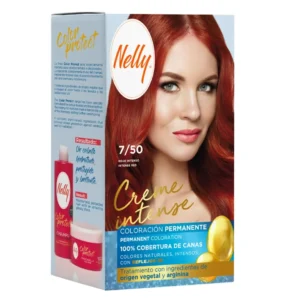 رنگ مو قرمز پررنگ نلی Nelly مدل Creme Intense شماره 7/50