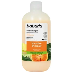 شامپو مغذی و ترمیم کننده مو باباریا مدل Nutritive & Repair | حجم 500 میلی‌لیتر