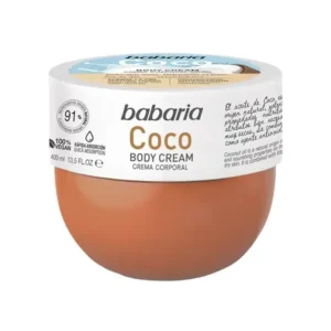 کرم بدن نارگیل باباریا مدل Coco – آبرسانی 24 ساعته و مراقبت از پوست‌های خشک و خیلی خشک | حجم 400 میلی‌لیتر