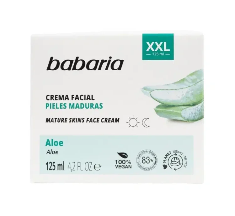 کرم آبرسان و ضد چروک صورت باباریا مدل Mature Skin XXL
