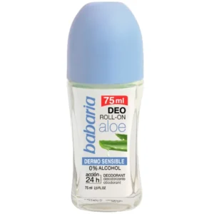مام رول ضد تعریق باباریا مدل Aloe – حاوی عصاره آلوئه ورا – مراقبت ملایم پوست حساس | حجم 75 میلی‌لیتر