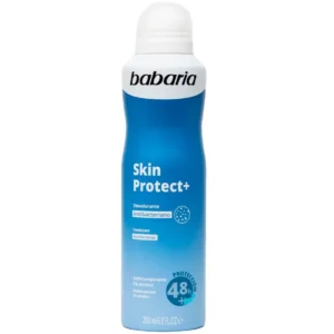 اسپری دئودورانت ضدباکتری باباریا مدل +Skin Protect – محافظ 48 ساعته و ضد تعریق | حجم 200 میلی‌لیتر