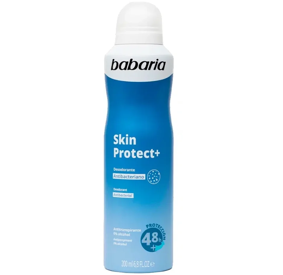 اسپری دئودورانت ضدباکتری باباریا مدل +Skin Protect