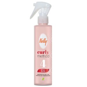 اسپری موی فر نلی Nelly مدل Curly Method 4 – تقویت، نرم‌کنندگی و ضد وز (مرحله 4) | حجم 200 میلی‌لیتر