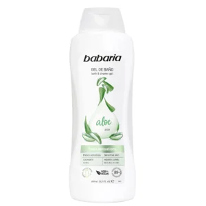 شامپو ژل حمام باباریا مدل Aloe – حاوی عصاره آلوئه ورا  – مناسب پوست‌های حساس | حجم 600 میلی‌لیتر