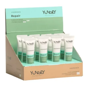 سرم درمانی وز مو یانسی Yunsey مدل Flash Ultra Repair – ترمیم فوری مو در 1 دقیقه | 12 آمپول 15 میلی‌لیتری