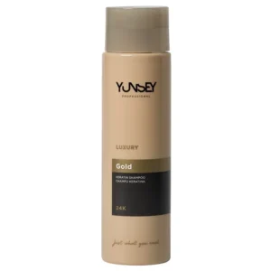 شامپو کراتینه و احیا کننده مو یانسی Yunsey مدل Keratin 24K Gold – ترمیم و تقویت موهای آسیب‌دیده و رنگ‌شده | حجم 300 میلی‌لیتر