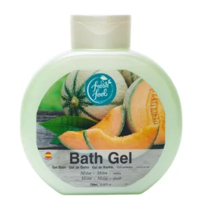شامپو ژل حمام طالبی فرش فیل Fresh Feel مدل Melon – مناسب انواع پوست | حجم 750 میلی‌لیتر