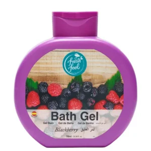 شامپو ژل حمام توت سیاه فرش فیل Fresh Feel مدل Blackberry – مراقبت روزانه با عطر میوه‌ای | حجم 750 میلی‌لیتر