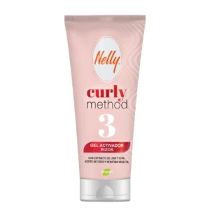 ژل موی فر نلی Nelly مدل Curly Method 3 – آبرسان و ضد وز برای موهای فر و مجعد (مرحله 3) | حجم 200 میلی‌لیتر