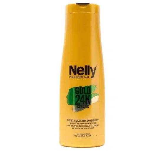 نرم کننده کراتین مو نلی پروفشنال Nelly Professional مدل Gold 24K Keratin
