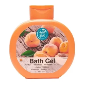شامپو ژل حمام زردآلو فرش فیل Fresh Feel مدل Apricot | حجم 750 میلی‌لیتر
