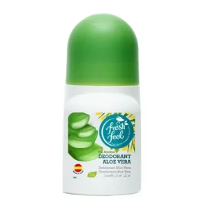 مام رول دئودورانت آلوئه ورا فرش فیل مدل Aloe – با فرمولاسیون گیاهی و بدون الکل – محافظت 48 ساعته و مناسب پوست حساس | حجم 75 میلی‌لیتر