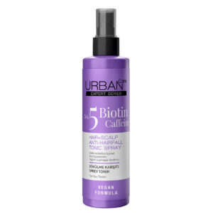 اسپری تونیک ضد ریزش مو اربن کر Urban Care مدل Biotin & Caffeine – حاوی بیوتین و کافئین | حجم 300 میلی‌لیتر