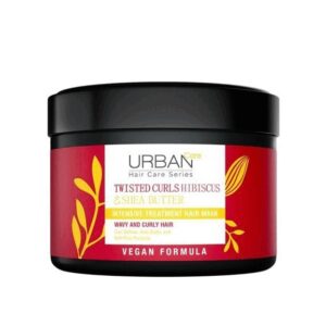 ماسک موی نرم کننده و تغذیه کننده موهای فر اربن کر Urban Care – حاوی عصاره گل هیبیسکوس و شی باتر | حجم 230 میلی‌لیتر